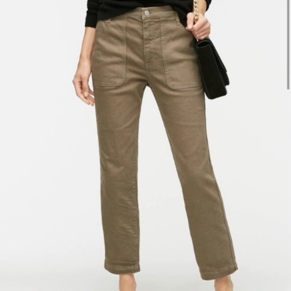 J. Crew Straight-leg crop jean in garment-dyed denim - Picture 1 of 12